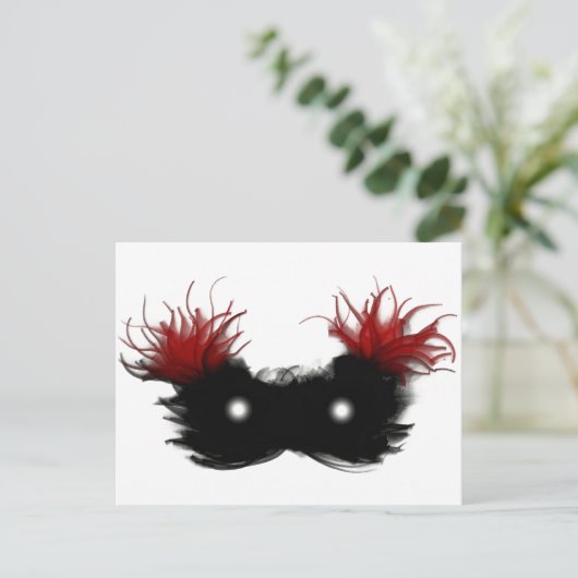 Phantom-Maske Postkarte (Stehend Vorderseite)