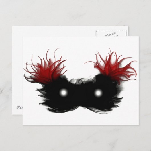 Phantom-Maske Postkarte (Vorne/Hinten)