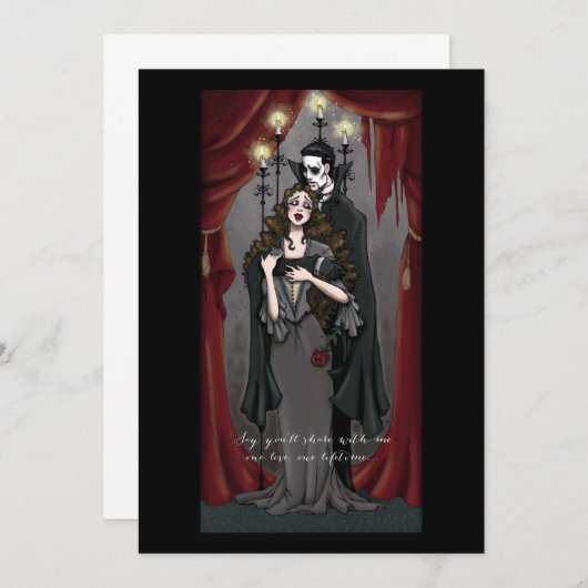 Phantom Notecard Dankeskarte (Vorne/Hinten)