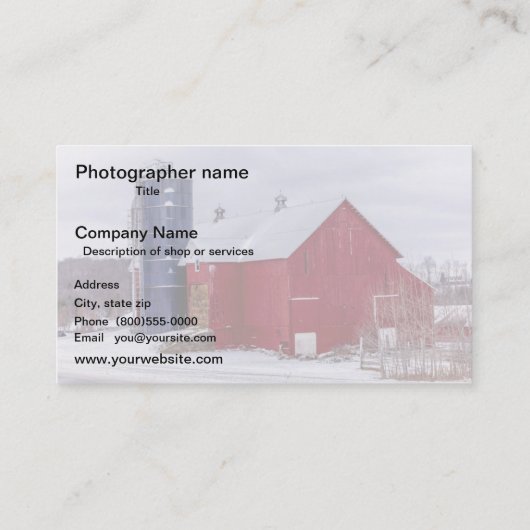 Phantom Obverse photo Visitenkarte (Rückseite)