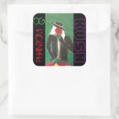 PHANTOM OG KUSH QUADRATISCHER AUFKLEBER (Tasche)