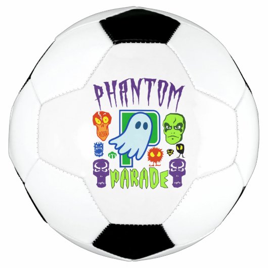 Phantom-Parade unschöne Geisterschädel Fußball (Vorderseite)