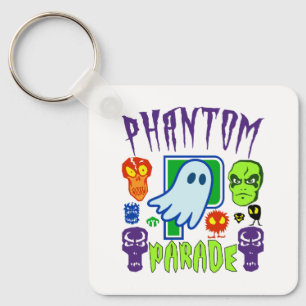 Phantom-Parade unschöne Geisterschädel Schlüsselanhänger