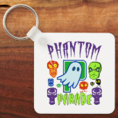 Phantom-Parade unschöne Geisterschädel Schlüsselanhänger (Vorderseite)