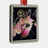 Phantom Pink Silbernes Ornament (Rechts)