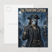Phantom Pirate Captain Feiertagspostkarte (Vorne/Hinten)