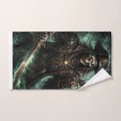 Phantom-Piraten-Schädel – Dark Fantasy Sensenmann- Badhandtuch Set (Handtuch)