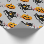 Phantom Pumpkins und Spuk HausHalloween-Geschenk Geschenkpapier (Ecke)