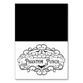 Phantom Punch Vintages Halloween Drinks Esszelt Tischnummer