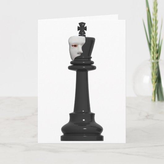 Phantom Schach King Geburtstagskarte Karte (Vorderseite)