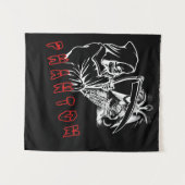 Phantom "Sensenmann" - Elite Dark Tapestry Wandteppich (Vorderseite (Horizontal))