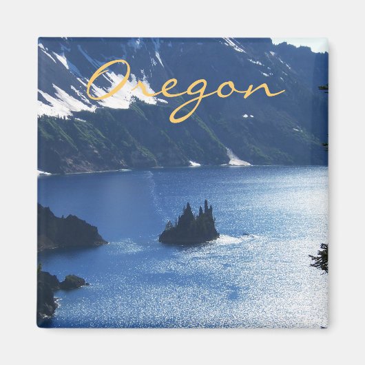 Phantom Ship Crater Lake Oregon Magnet (Vorne)