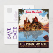 Phantom Ship, Kratersee, Oregon Save The Date (Vorne/Hinten)