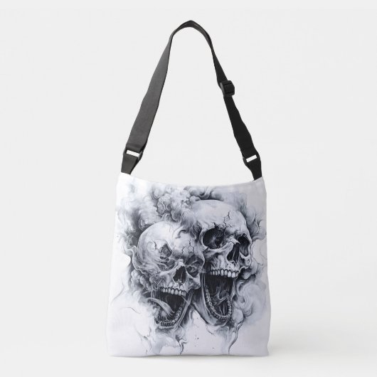 Phantom Skull Tragetaschen Mit Langen Trägern (Vorderseite)