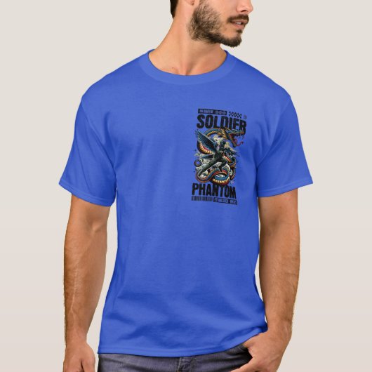 Phantom Soldier Winged Warrior T - Shirt - Epische (Vorderseite)