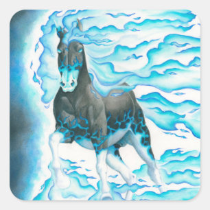 Phantom Steed 2.0 Quadratischer Aufkleber