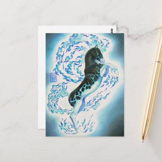 Phantom Steed Postkarte (Vorderseite/Rückseite Beispiel)