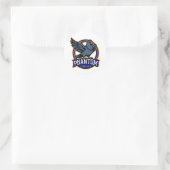 Phantom Syndicate Wilde Taubenmaskottchen | Gesche Runder Aufkleber (Tasche)