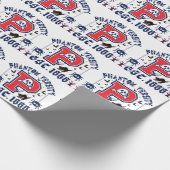 Phantom Versity Ghost Bats Halloween-Uni Geschenkpapier (Ecke)