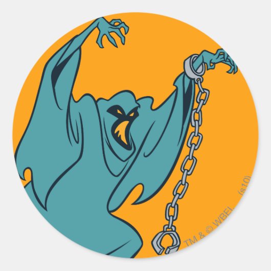 Phantom Villain Runder Aufkleber (Vorderseite)