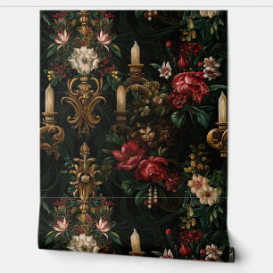Phantom Yuletide Elegance Botanical Tapete