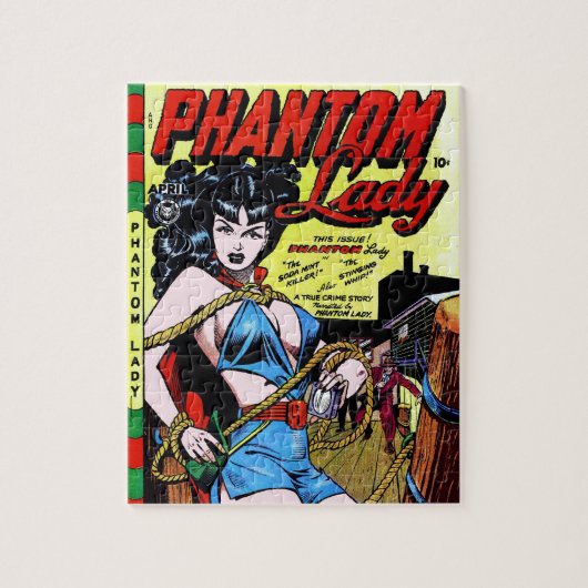Phantombuch-Matt-Bäcker damen-17 Vintager Comic Puzzle (Vertikal)