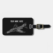 Phantompilot des gepäckanhänger (Vorderseite horizontal)