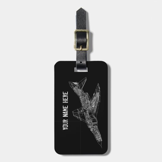 Phantompilot des gepäckanhänger (Vorderseite vertikal)