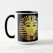 Pharao Black and Gold im ägyptischen Stil Tasse (Links)
