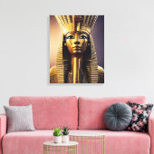 Pharao Canvas Print Canvas Print Leinwanddruck (Insitu (Wohnzimmer))