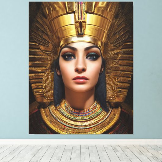 Pharao Canvas Print Leinwanddruck (Insitu (Holzboden))