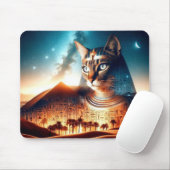 Pharao Cat of the Desert Mousepad (Mit Mouse)