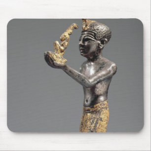 Pharao, das ein Angebot vor der Göttin Maat macht Mousepad