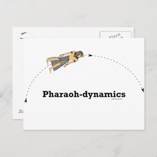 Pharao-Dynamik Postkarte (Vorne/Hinten)