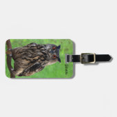 Pharao-Eagle-Eulen-Gepäckanhänger Gepäckanhänger (Vorderseite horizontal)