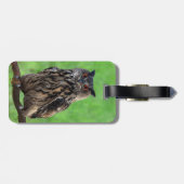 Pharao-Eagle-Eulen-Gepäckanhänger Gepäckanhänger (Rückseite horizontal)