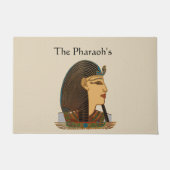 Pharao Egyptian Folk Art Fußmatte (Vorderseite)