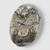 Pharao-Fluch Große Wanduhr (Winkel)