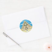 Pharao & Great Sphinx of Giza Sticker (Umschlag)