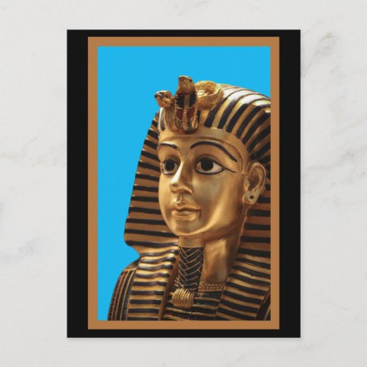 Pharao Headdress, Art Postcard Postkarte (Vorderseite)