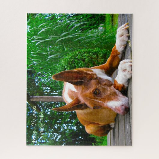 Pharao Hound Hund. Puzzle (Vertikal)