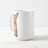 Pharao-Jagdhund-HundeCartoon Kaffeetasse (Vorderseite Links)