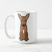 Pharao-Jagdhund-HundeCartoon Kaffeetasse (Links)