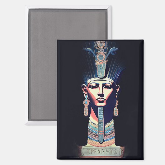 Pharao Magnet (Vorderseite/Rückseite)