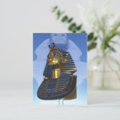 Pharao-Maske Postkarte (Stehend Vorderseite)