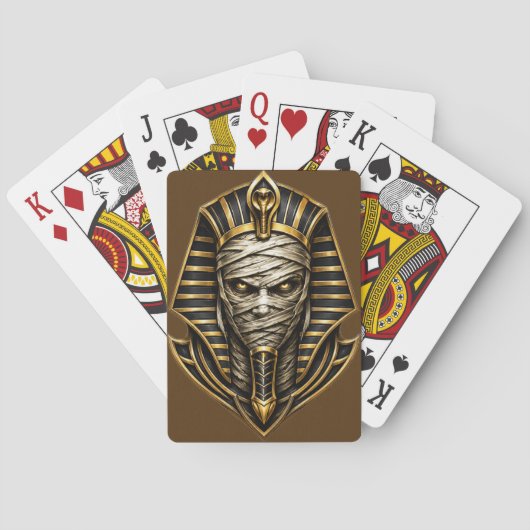 Pharao-Mummy-Handyhülle Spielkarten (Rückseite)