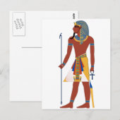 Pharao Postkarte (Vorne/Hinten)