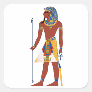 Pharao Quadratischer Aufkleber