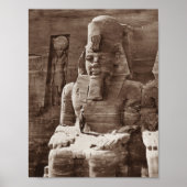 Pharao Ramses II - Ägyptische Architektur - 1856 Poster (Vorne)
