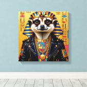 PHARAO TUT-MEERKAT LEINWANDDRUCK (Insitu (Holzboden))